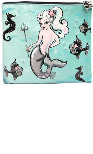 Pin Up Mermaid, Animal Tattoos For Women, Miss Fluff, Mermaid Artwork, Pink Art Print, Mermaids And Mermen, Vintage Mermaid, Seahorses, Beautiful Mermaids