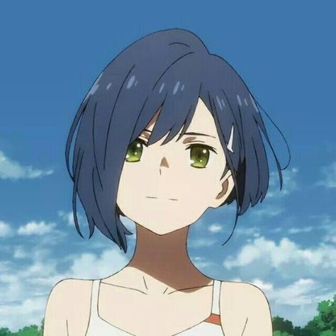 darling in the franXX ichigo Ichigo Darling, Darling In The Franxx, An Anime, Short Hair, Anime, Hair, Blue, Black