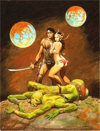 Princess Of Mars, A Princess Of Mars, John Carter Of Mars, Robert E Howard, Heroic Fantasy, Frank Frazetta, Conan The Barbarian, Fantasy Comics, Pulp Art