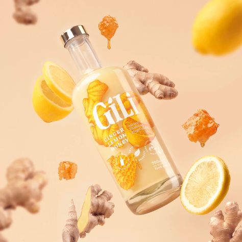 5 Package Designs of the Week Drink Packaging, Healthy Drink, Ginger And Honey, Beverage Packaging, Packaging Design Inspiration, Mocktails, Brand Packaging, Healthy Drinks, Rosé Wine Bottle