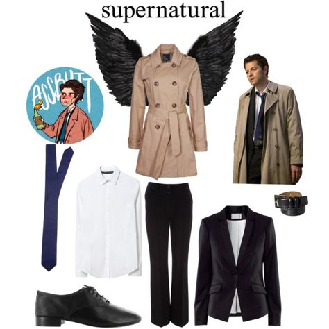 Supernatural Outfit Ideas, Supernatural Costume, Supernatural Outfits, Supernatural Cosplay, Castiel Supernatural, Fandom Fashion, Fandom Outfits, Nerd Girl, Themed Outfits