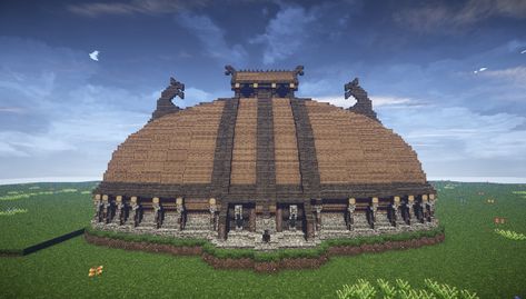 Recreation of Skyrim's Jorrvaskr Minecraft Skyrim, Skyrim Builds, Minecraft Village, Skyrim, Minecraft, Quick Saves