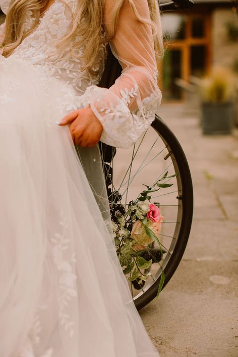 Accessible Wedding Inspiration Wick Farm — The Petal Emporium | Naturally elegant floral design Wheelchair Wedding, Wheelchair Photography, Enchanted Forest Wedding Theme, Forest Theme Wedding, Wheelchair Women, Epic Tattoo, Bouquet Delivery, Enchanted Forest Wedding, Tattoo Fails