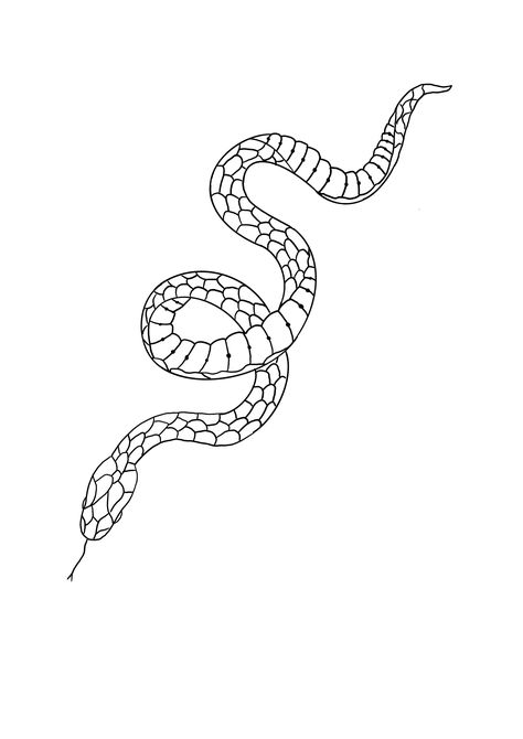 Simple Snake Tattoo Stencil, One Line Snake Tattoo, Snake Tattoos Simple, Snake Outline Tattoo, Snake Line Tattoo, Minimalist Snake Tattoo Simple, Snake Tattoo Outline, Snake Line Drawing, Minimalist Snake Tattoo