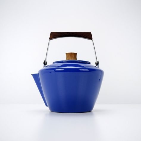 #Cathrineholm Tivoli Cobalt Blue #Teapot, Enamel #Tea Kettle, Holland by TheRecycleista on Etsy Colbalt Blue, Blue Teapot, Mcm Furniture, Coffee And Tea Accessories, Tea Kettle, Tea Accessories, Coffee Kitchen, Etsy Handmade, Vintage Ads