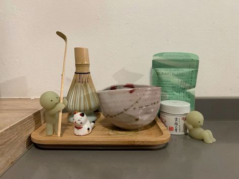 Matcha Set Up, Matcha Corner, Matcha Station, Matcha Girl, Matcha Cafe, Brew Bar, Pastel Theme, Future Apartment Decor, Cute Cafe