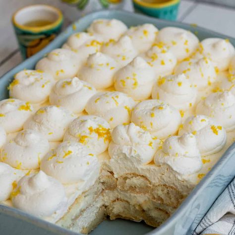 Limoncello Tiramisu, Marble Kitchen, Tiramisu Recipe, The Marble, Lemon Desserts, Eat Dessert First, Italian Desserts, Lemon Recipes, Food Cakes