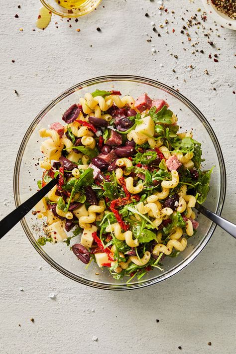 Cavatappi Pasta Salad, Delallo Recipes, Cavatappi Pasta, Traditional Pasta, Italian Pasta Salad, Artichoke Pasta, Super Salads, Ricotta Pasta, Wheat Pasta