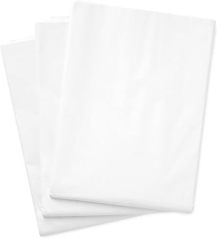 Amazon.com: Hallmark White Tissue Paper, 100 Sheets for Christmas Gift Wrap, Holiday Crafts and More : Everything Else White Tissue Paper, Christmas Gift Wrap, Tassel Garland, Wedding Wraps, Paper Flowers Diy, Birthday Party Gift, Sewing Gifts, Christmas Gift Wrapping, Gift Wrapping Paper