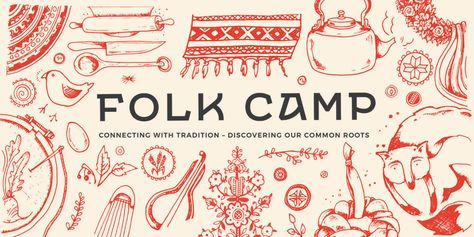 Folk Graphic Design, Folk Font, Folk Branding, Diy Postcard, Folk Musician, School Folders, Waldorf School, Branding Inspo, Not For Profit