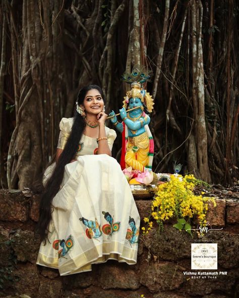 Vishu Special Photoshoot, Vishu Special Kerala Dress, Vishu Photoshoot Ideas, Festival Photoshoot Ideas, Cultural Photoshoot, Onam Photoshoot Ideas, Vishu Photoshoot, Onam Festival Kerala, Onam Photoshoot