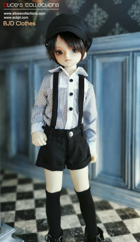 Ball Jointed Dolls Male, Doll Joints, Bjd Accessories, Bjd Outfits, Boy Doll Clothes, Bjd Clothes, Dolls Bjd, Boys School Uniform, Gothic Dolls