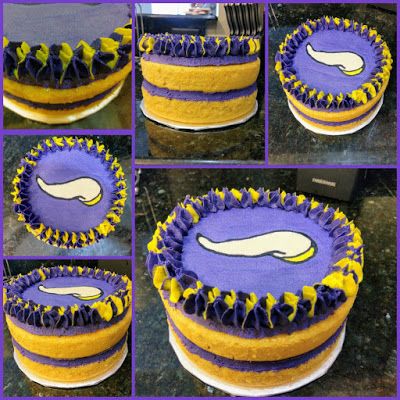 Minnesota Vikings Cake, Vikings Cake, Buttercream Transfer, Viking Birthday, Amaretto Cake, Black Frosting, Lessons In Life, Football Cake, Father Birthday