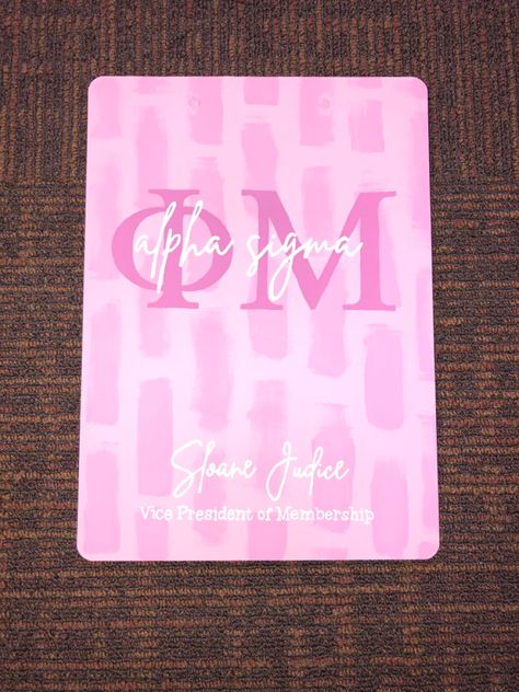 Rho Gamma Clipboard Ideas, Rho Gamma Clipboard, Sorority Clipboard Ideas, Sorority Paintings, Rho Gamma, Big Little Sorority Shirts, Clipboard Ideas, Clipboard Decorating, Big Little Canvas