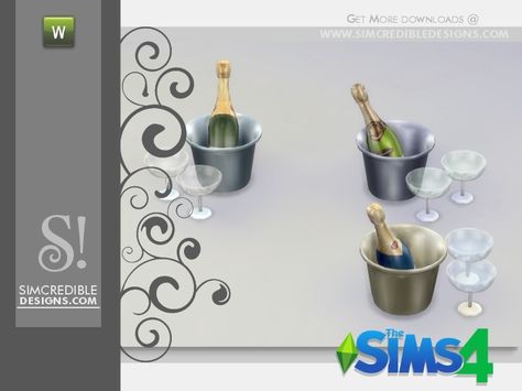 Champagne Decor, Sims 4 Male Clothes, Sims 4 Kitchen, Sims 4 Studio, Sims 4 Clutter, Casas The Sims 4, Sims 4 Cc Furniture, Sims 4 Collections, Sims 4 Build