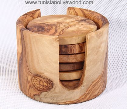 Tunisian Olive Wood Coasters in holder set of 6 -Tunisia Wood Shop Projects, Rustic Cabin Decor, Diy Holz, Christmas Wood Crafts, Wood Turning Projects, Wooden Projects, Wood Lathe, Diy Wood Projects Furniture, Into The Woods