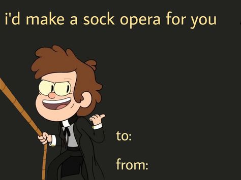 Gravity Falls Valentines Cards, Gravity Falls Valentines, Gravity Waterfall, Random Compliments, Gravity Falls Tumblr, Card Memes, Pines Family, Silly Valentines, Bad Valentines