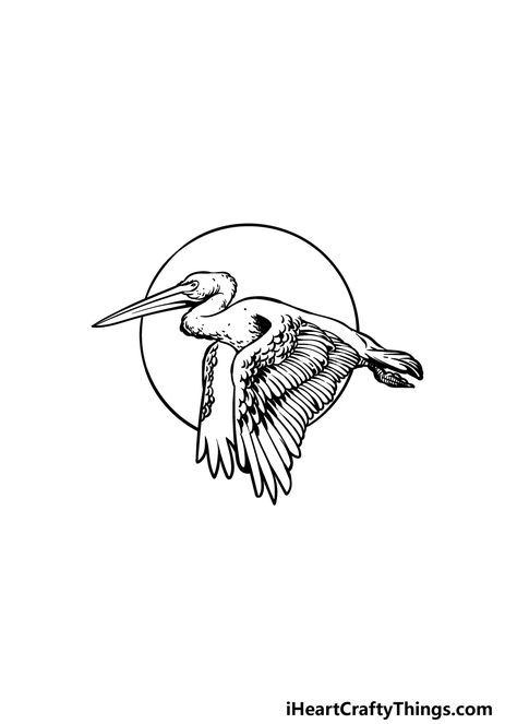 Pelican Flying Tattoo, Brown Pelican Tattoo, Pelican Drawing Simple, Pelican Drawing, Tattoo Future, Pelican Tattoo, Palm Tree Sketch, Underarm Tattoo, Pelican Art