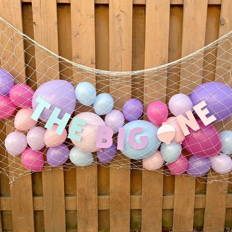 Pink The Big One Balloon Net Backdrop | Girls O-Fish-Ally One First Birthday Party Decorations | Pink Fishing Party Decor Fence Birthday Decoration, Oh Fishally One Balloon Arch, Fishe Or Fishe Baby Reveal, O Fish Ally One Birthday Photoshoot, One Fish Two Fish Pink Fish Blue Fish Gender Reveal, Oneder The Sea 1st Birthday Balloons, O Fish Ally, Fishing Birthday Party, 5 Balloons