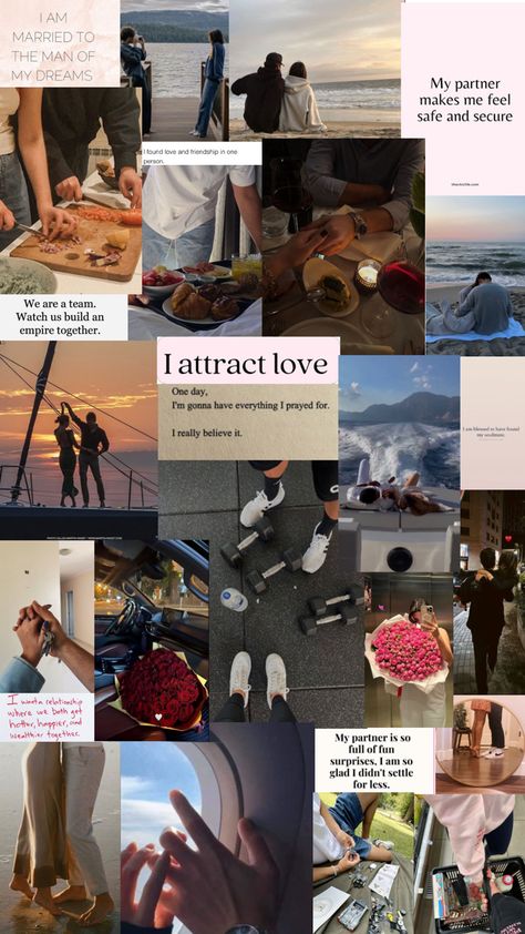 Marriage Vision Board, Relationship Vision Board, Vision Collage, Vision Board Themes, Vision Board Collage, Manifesting Vision Board, Rich Couple, Positivity Board, Vision Board Examples