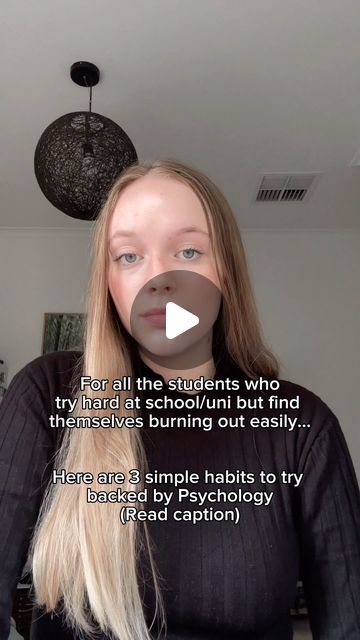 161K views · 13K likes | Tash - Educator and Psych Honours Student on Instagram: "Let’s beat burnout in 2024 ⤵️

It’s the worst feeling when you are studying hard and aiming high and burnout creeps up on you. So here are some simple anti-burnout habits to start in 2024. 

🚨 ANTI-BURNOUT HABITS 🚨

1.  PRACTICE VALUE ALIGNMENT:

Burnout isn’t because we are doing too much…it is because we are not doing enough of what is meaningful and has value to you.

Think about how you can link your values to study, work and co-curriculars…

📚 Studying a new subject -> aligns with valuing curiosity 

⚽️ volunteering for a sports club -> aligns with valuing helping others.

2. EFFECTIVELY SETTING BOUNDARIES:

If we always have access to work or study, we can constantly feel on edge, leading to a height Anti Burnout, Academic Burnout, Academic Coach, Studying Hard, Worst Feeling, Habit 1, Habits To Start, Honor Student, Sports Club