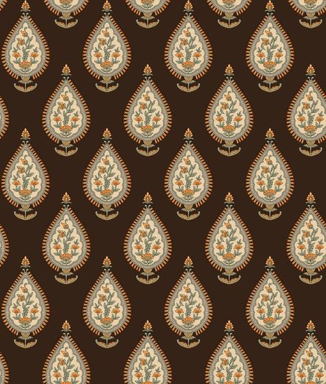 Mughal Flower Motif, Mughal Flower, Ethnic Pattern Design, Mughal Art Paintings, Design Pattern Art, Mughal Art, Ajrakh Prints, Print Design Art, Paisley Art