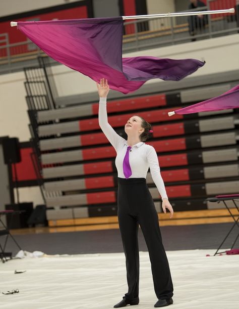 This is from my 2019/2020 winter guard show 9 to 5 Guard Costume, Flute Problems, Marching Band Problems, Band Problems, Marching Band Humor, Band Jokes, Winter Guard, Band Nerd, Band Humor