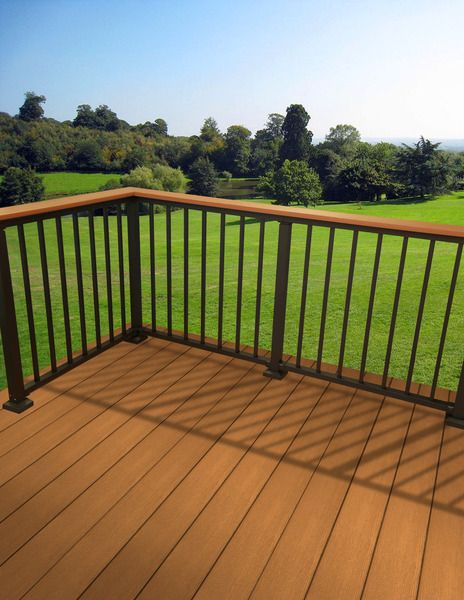 Drink Rail Adapter - Digger Specialties, Inc. Drink Rail, Aluminum Railing Deck, Deck Railing Design, Deck Colors, Balcony Railing Design, Patio Deck Designs, Aluminum Decking, Deck Designs Backyard, Deck Railing