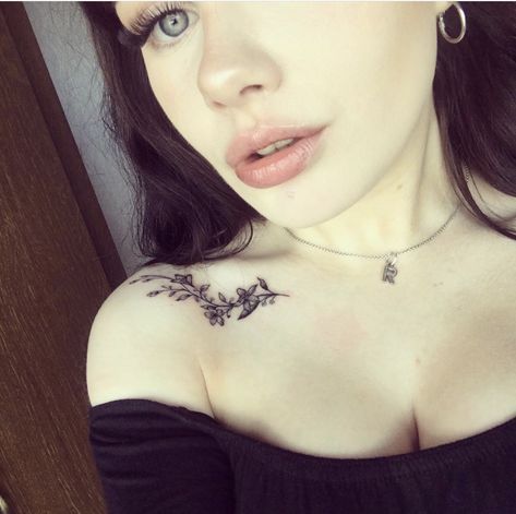 Floral Collarbone Tattoo, Collar Bone Flower Tattoo, Collarbone Flower Tattoo, Flower Tattoo Collar Bone, Lillies Tattoo, Lily Flower Tattoos, Collar Bone Tattoo, Collar Bone, Lily Flower