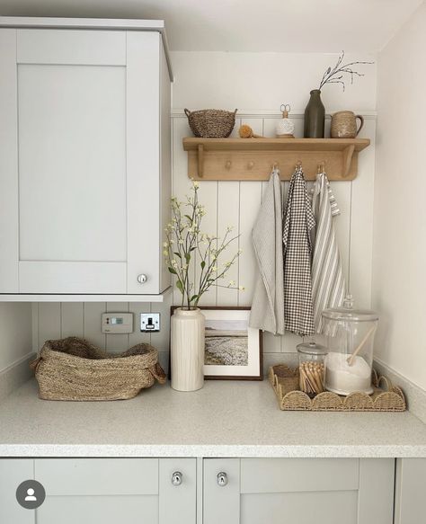 Rachel Cole, Utility Shelf, Utility Shelves, White Jasmine, Cottage Interior, Vintage Bathroom, August 12, Pink Tulips, Cottage Kitchen