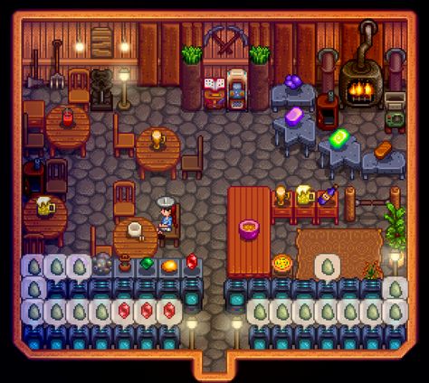 Stardew Valley Big Shed Ideas, Stardew Valley Blacksmith Shed, Stardew Ideas, Big Shed, Big Sheds, Stardew Valley Layout, Stardew Valley Farms, Rpg Ideas, Shed Design