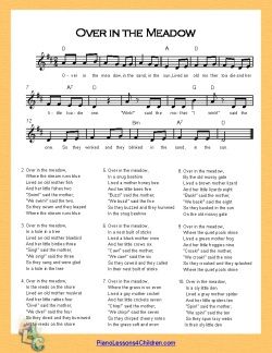 "Over in the Meadow" -- a great counting, call and response, spring-y song Over In The Meadow, Free Sheet Music For Piano, Toddler Songs, Music Education Games, Lyrics Videos, Free Piano Sheet Music, Books Poetry, Learn Singing, Camp Songs