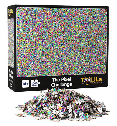 PRICES MAY VARY. HIGH-LEVEL PUZZLE: Our Pixel challenge puzzle is designed for impossible puzzle lovers. Get yourself a mental workout and join the elite puzzle solvers. BUY YOURS WITH CONFIDENCE: our TOOLILA 100% satisfaction guarantee is met with the highest standards to ensure you are happy with your purchase. Click 'Add to Cart' now to get yours with complete peace of mind! STRIKING GIFT BOX: Birthday, holiday, or anything in between, this 1000-piece puzzle makes an excellent gift for adults Hardest Jigsaw Puzzle, Cool Jigsaw Puzzles, 2000 Piece Puzzle, Jigsaw Puzzles For Adults, Difficult Puzzles, Hard Puzzles, Jigsaw Puzzles 1000, Free Puzzles, Puzzles For Adults