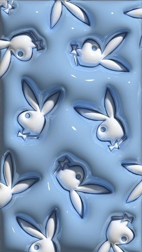 Bunny Pattern Wallpaper, Playboy Bunny Wallpaper, Playboy Wallpaper, Bubble Wallpaper, Baby Blue Wallpaper, Jelly Wallpaper, 3d Wallpaper Iphone, Halloween Wallpaper Cute, Bubbles Wallpaper