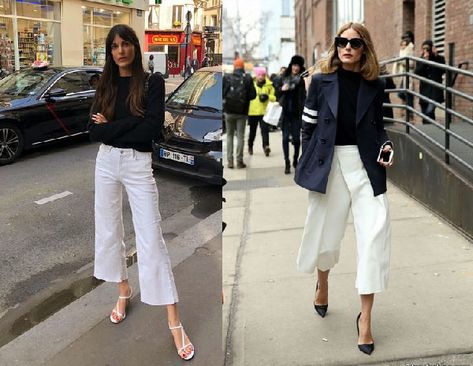 La compra de la semana: pantalón culotte blanco - Devil wears ZaraDevil wears Zara White Culottes, Machine Learning Models, New Trends, Favorite Outfit, Track, Zara, Style Inspiration, Models, Pants