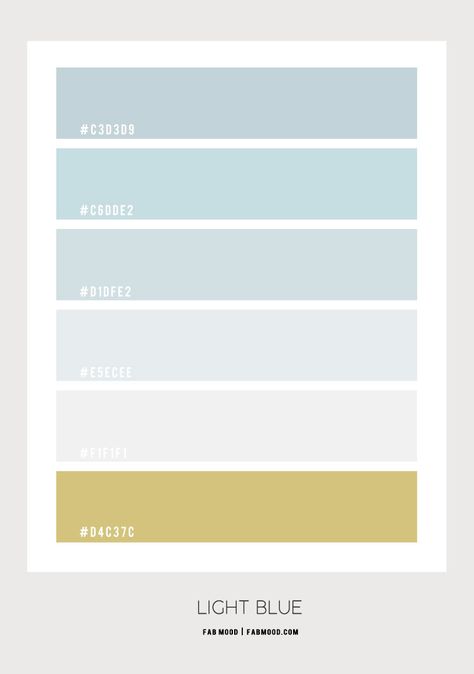 7 Calming Color Palettes for Bedroom - Baby Blue and Gold Bedroom Light Blue And Gold Bedroom, Baby Blue Bedroom, Light Blue Palette, Baby Blue Bedrooms, Blue Bedroom Colors, Blue And Gold Bedroom, Nude Color Palette, Busy Mind, Bedroom Shades