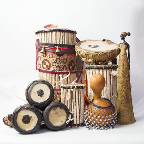 African Instruments, Talking Drums, Yoruba Language, African Drum, Drum Head, Church Flyer, African Music, Africa Art, Social Media Design Graphics