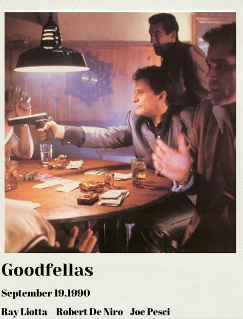 TA The Usual Suspects Movie, Goodfellas Poster, Polaroid Movie Poster, Goodfellas 1990, Ray Liotta, Minimal Poster, Goodfellas, Martin Scorsese, Big Screen