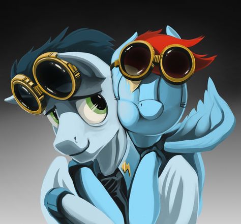 Fraternizing by DimFann on DeviantArt Mlp Soarindash, Soarin Mlp, Rainbow Dash X Soarin, Mlp Ships, Pony Art, My Little Pony Drawing, Mlp Pony, My Little Pony Equestria, Pony Drawing