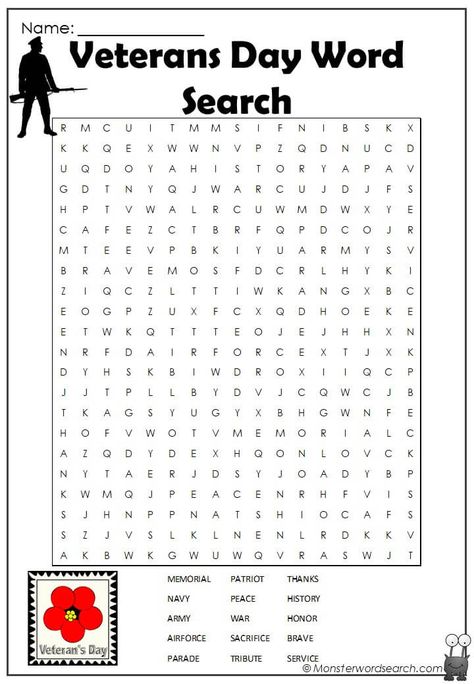 cool Veterans Day Word Search Veterans Day Word Search, Veterans Day Worksheets For Kids, Homeschool Group Activities, Elderly Games, Free Veterans Day, Senior Citizen Activities, Remembrance Day Activities, Memory Care Activities, Free Planner Pages