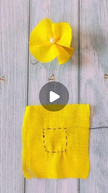 Shaily Quicky Crafts🌺 on Instagram: "Fabric Flowers 💐   Fabric used Cotton   10 cm Square used  #reelsindia #reelsvideo #trending #viral #fabricbow #fabricflowers #scrapfabricproject #Scrunchies" Fabric Rosette Diy, Fabric Flowers Diy For Dress, Fabric Flowers Diy Easy, Scrap Fabric Projects, Flowers Fabric, Burlap Flowers, Cloth Flowers, Fabric Flowers Diy, Fabric Bows