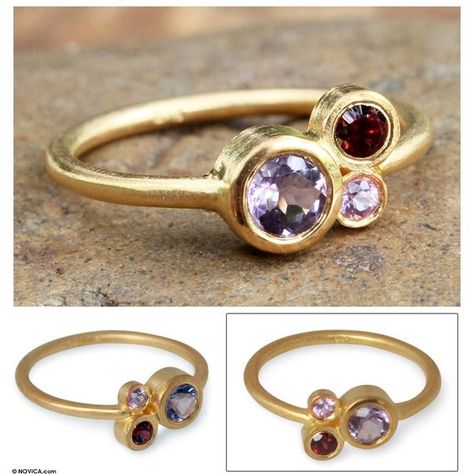 Multi Stone Rings, Sapphire Cocktail Ring, Contemporary Jewelry Design, Multi Gemstone Ring, Ring Ideas, Gold Earrings Designs, Ruby Jewelry, Unique Jewelry Designs, Jewelry Design Necklace