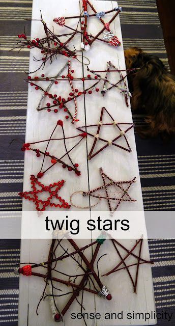 32 Adorable Winter Crafts for Kids That We Want To Try Right Now Christmas Craft Party, Twig Stars, Christmas Party Crafts, Diy Jul, Christmas Tree Decorations Diy, God Jul, Noel Christmas, Diy Christmas Tree, Winter Crafts