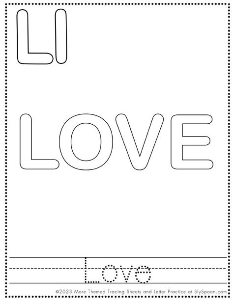 Valentines clipart Coloring Pages Letter L love - Get your preschoolers and kindergarteners in the Valentine's Day spirit with these FREE printable "letter L is for Love” worksheets! Perfect for homeschooling and preschool teaching. #ValentinesDayActivities #PreschoolWorksheets #Homeschooling #LetterRecognition #FreePrintables #valentineworksheets #freevalentineworksheets #lettertracing #freelettertracing #lettertracingworksheet #letterLtracingworksheet L Is For Love, Letter L Crafts, Letter L Worksheets, Color By Letter, Valentine Worksheets, Valentines Clipart, Letter Tracing Worksheets, Free Printable Letters, Teaching Toddlers