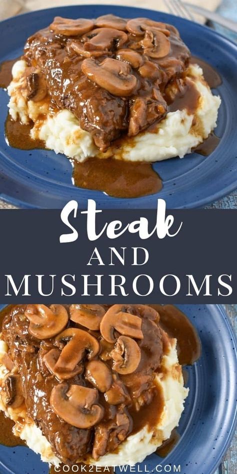 Sizzle Steak Recipes, Sirloin Steak Recipes, Round Steak Recipes, Recipes Steak, Swiss Steak, Steak And Mushrooms, Sirloin Steak, Sirloin Steaks, Beef Recipes Easy