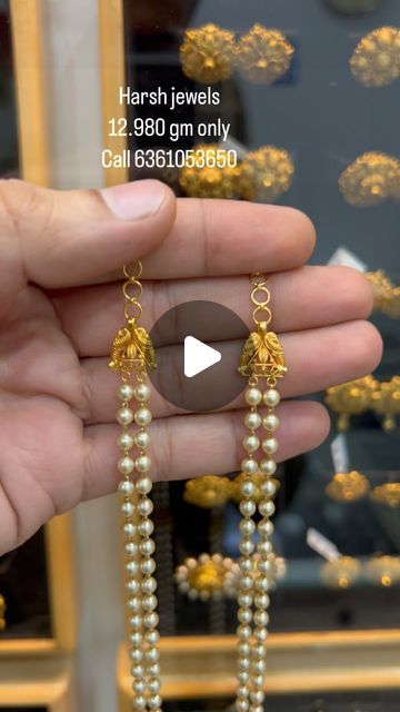 Gold Beads Chain Designs, Pearl With Gold Chain, 10grams Gold Bangles, Muttina Sara Gold Design, Kerala Jewellery Necklaces, Chain Dollars Gold Design, Gold Pearl Jewelry Indian, Temple Mangalsutra Designs, Pearl Haram Designs Gold