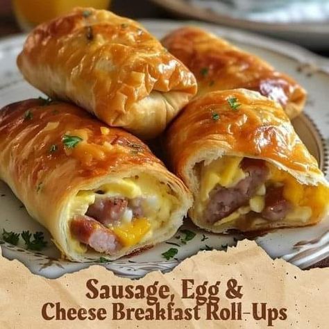 Canning simple Recipes Fod Gardening Preserving and Crafting ! | Sausage, Egg & Cheese Breakfast Roll-Ups | Facebook Sausage Egg And Cheese Breakfast Roll Up, Sausage Breakfast Roll Ups, Sausage Egg Breakfast Roll Ups, Sausage Egg Cheese Breakfast Roll Ups, Sausage Egg And Cheese Breakfast Rolls, Sausage Egg And Cheese Roll Ups, Sausage Egg And Cheese Rolls, Breakfast Roll Ups, Breakfast Egg Rolls