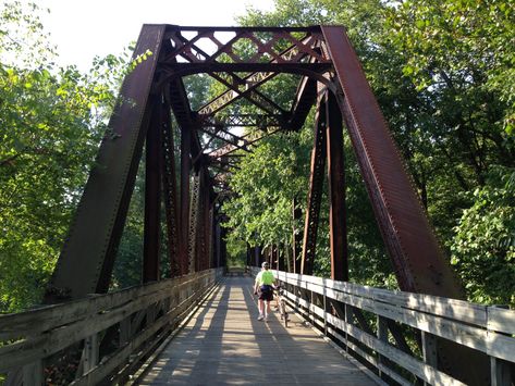 Ohio Countryside, Kenyon College, Mount Vernon Ohio, Slow Days, Ohio Girls, Bicycle Trail, Railroad Bridge, Ohio History, Bridge Building