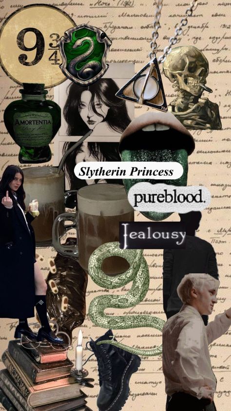 slytherin princess #dracomalfoy #harrypotter #darkacadademia Slytherin Princess, Draco Malfoy, Create Collage, Creative Play, Harry Potter, Cut Out, Energy