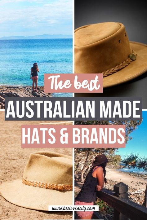 Looking for Australian made products? Discover the most beautiful Australian made hats including outback hats and leather hats! australian hat women | australian hat outfit | australian hat leather | australian hat craft | australian hat mens | australian outback hat | hats made in australia | australian made hats | australian made products | australian gift | gifts for australian | Australian gift for overseas | Australian gift ideas | Unique australian gift | Australian christmas gifts Outback Hat Outfit, Australian Hat Women, Outback Outfit Women, Australian Outback Outfit, Outback Outfit, Outback Hats, Australian Outback Hat, Aussie Hat, Australian Hat